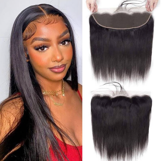 13x4 10A Virgin Hair Straight Lace Frontal