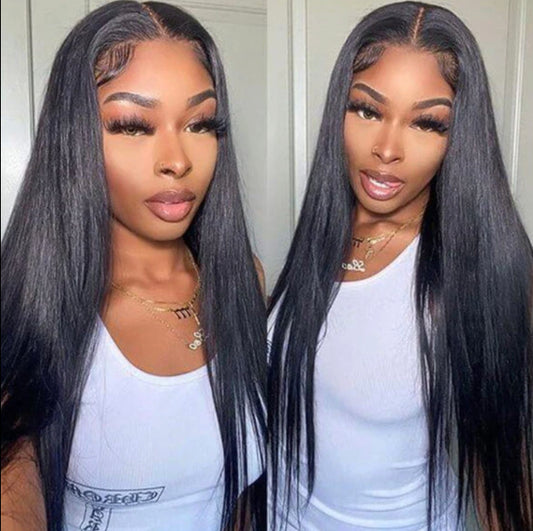 9A 13x4 Straight Virgin Lace Front Wig