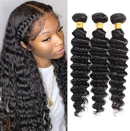 Boujee Loose deep wave 9A Virgin Hair Bundles